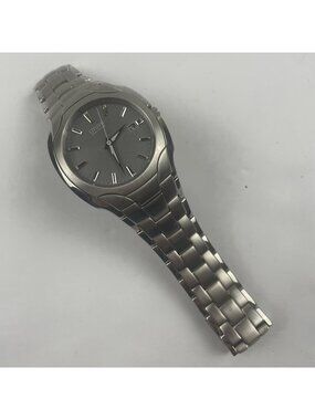 Citizen Eco-Drive Watch Stainless Steel Water Resistant E111-S022240 Japan